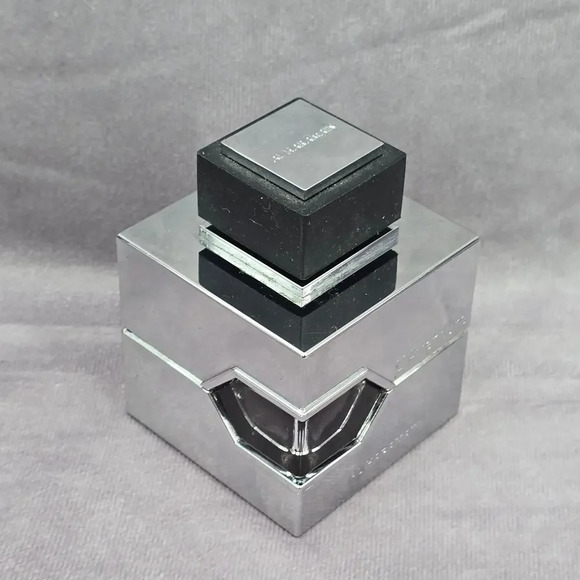 L'Aventure Al Haramain 3.4 FL OZ 100 ML Silver Black Empty Glass Bottle Only - Picture 2 of 7